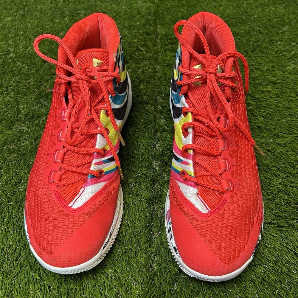 Under Armour Curry 3 CNY Chinese New Year Red‎ Multi Color 1269279-984 Mens 10